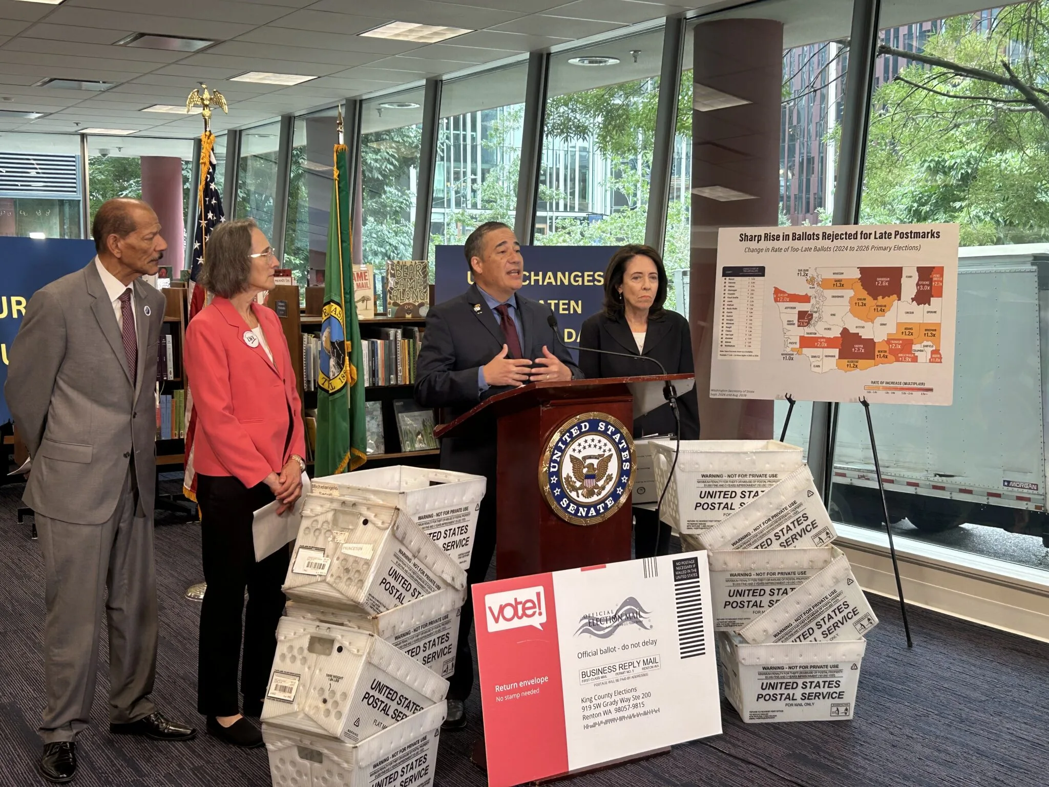 More than 700,000 WA state voters have cast ballots